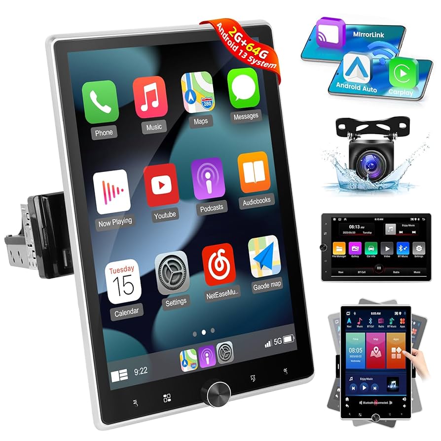 ANDROID - masarustar Amazon.com: 10.6 Inch Single Din Car Radio Upgrade Rotating